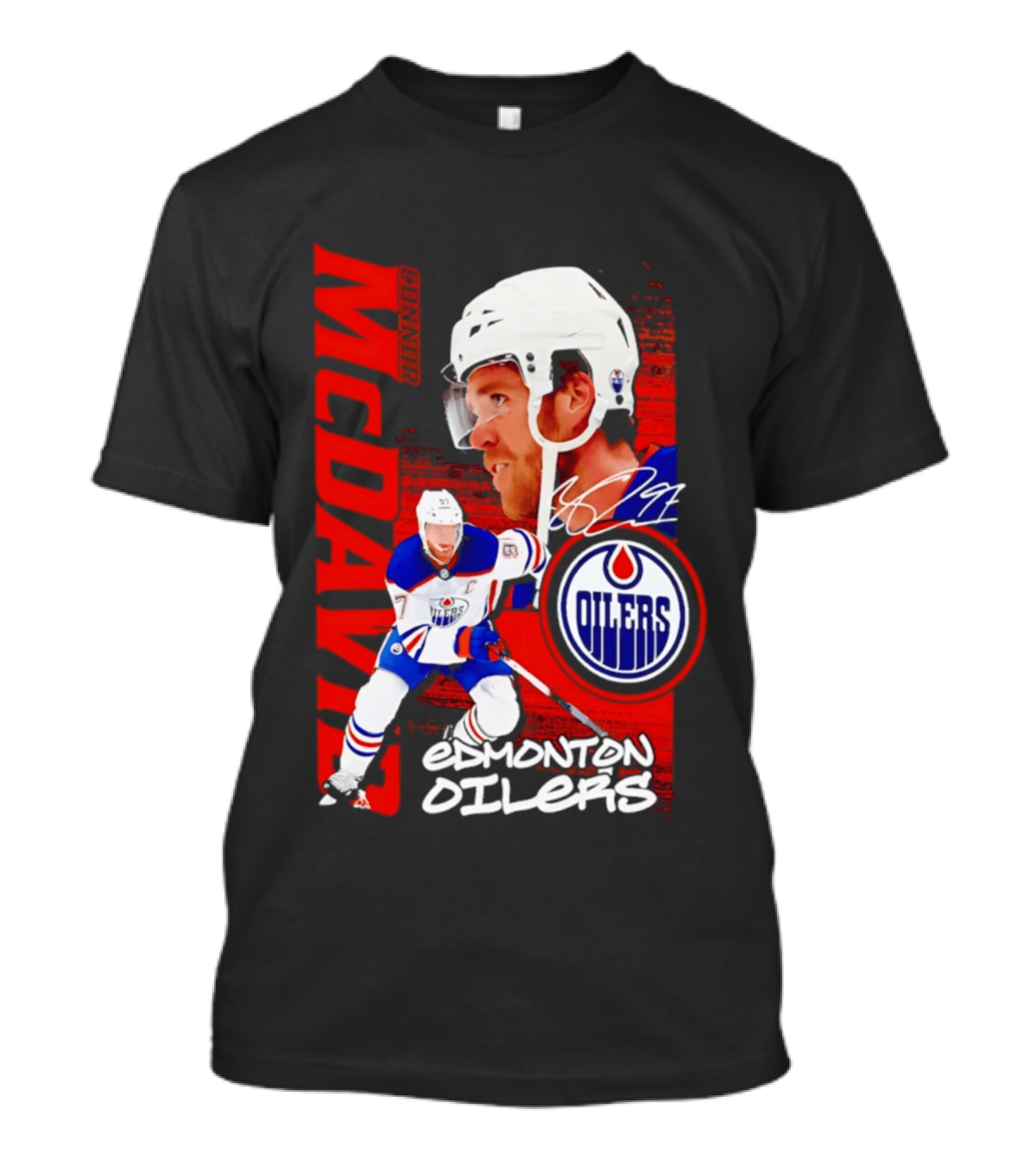 Edmonton Oilers McDavid 97 Hockey Star T-Shirt