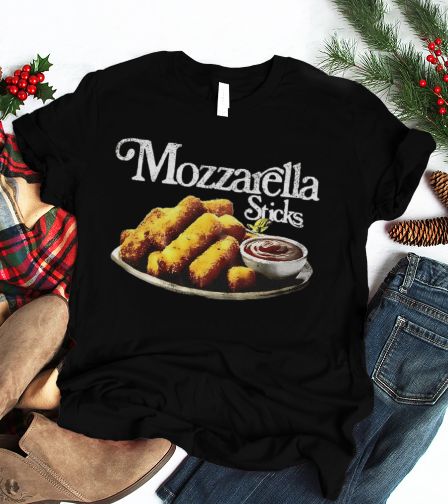 Mozzarella Sticks With Tomato Dipping Sauce Delight T-Shirt