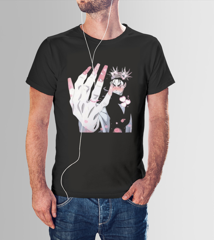 Nails Done Choso Aesthetic Floral Elements Anime T-Shirt