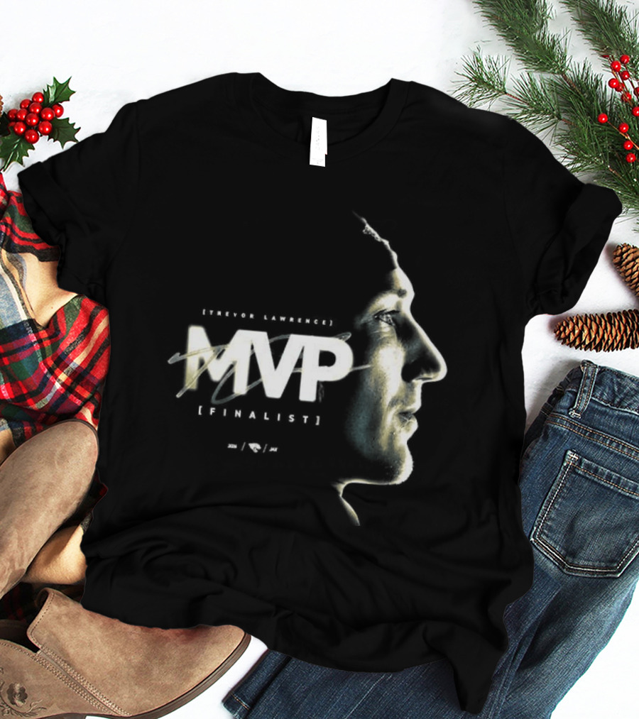 Trevor Lawrence MVP Finalist Jacksonville Jaguars Face T-Shirt