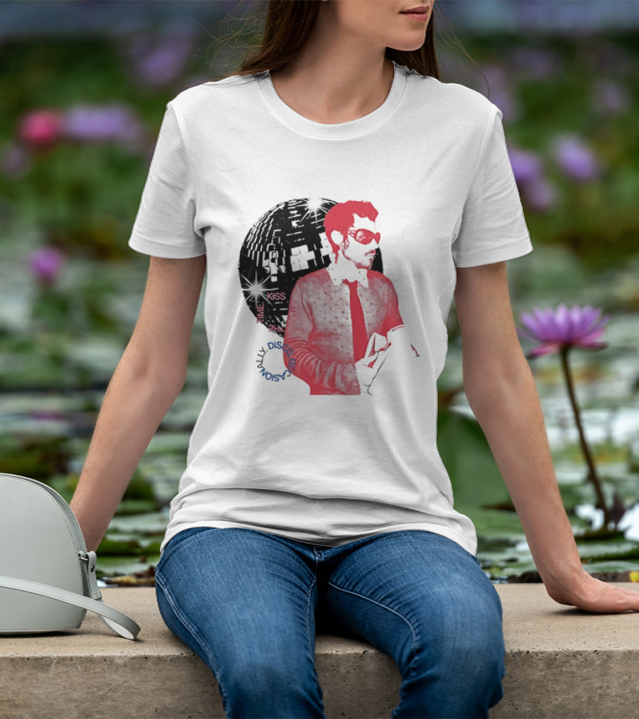 Harry Kiss All The Time Funky Disco Vibes T-Shirt