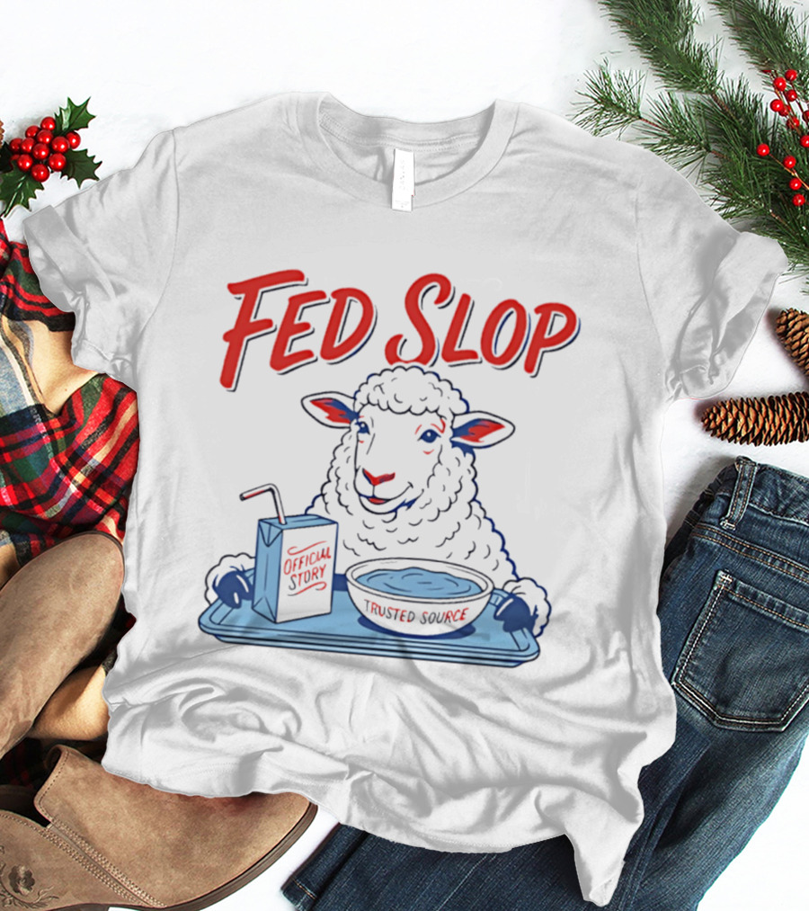 Fed Slop Sheep Official Story Trusted Source T-Shirt