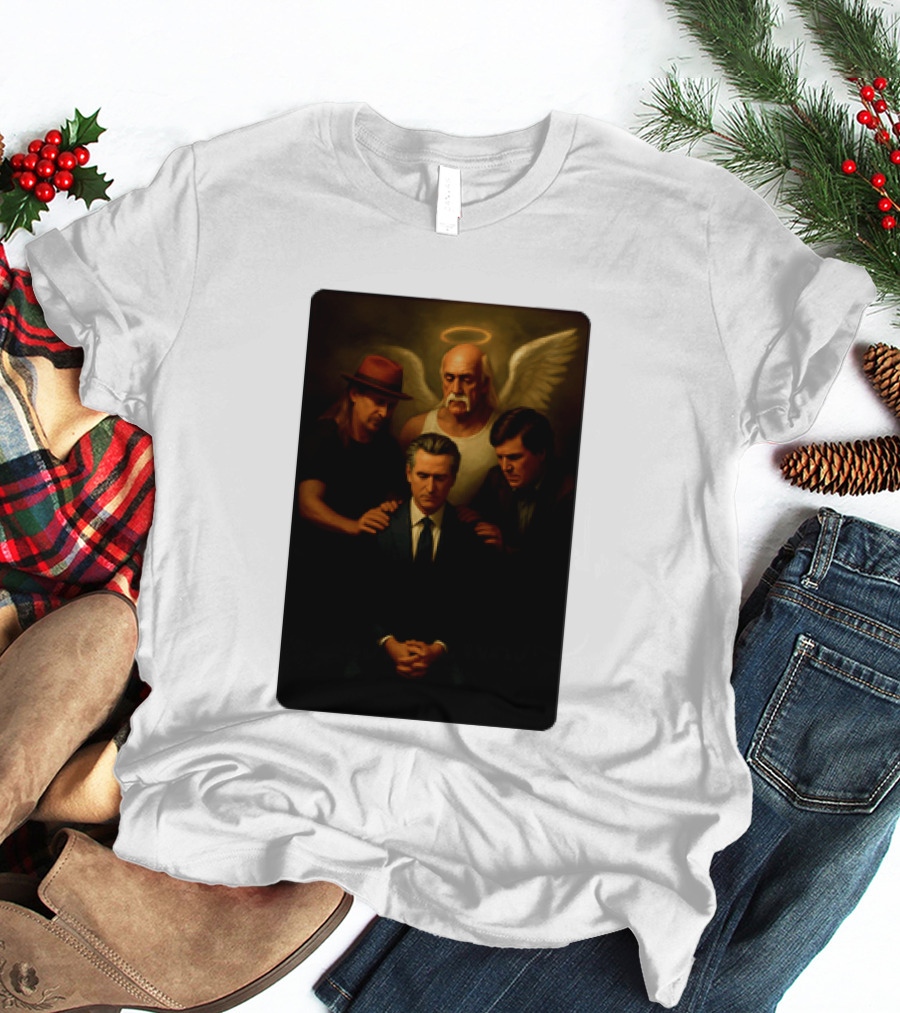 The Chosen One Gavin Newsom Angelic Gathering T-Shirt