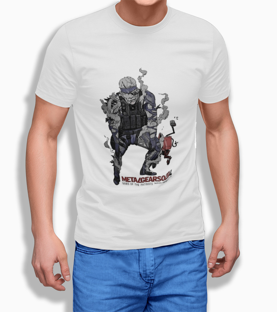 Metal Gear Solid 4 Guns Of The Patriots Tactical Espionage Action T-Shirt