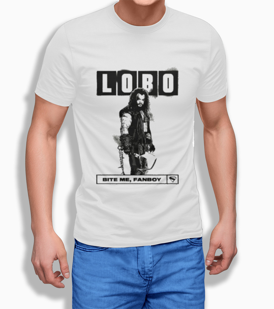 Lobo Bite Me Fanboy DC Comics Superhero T-Shirt