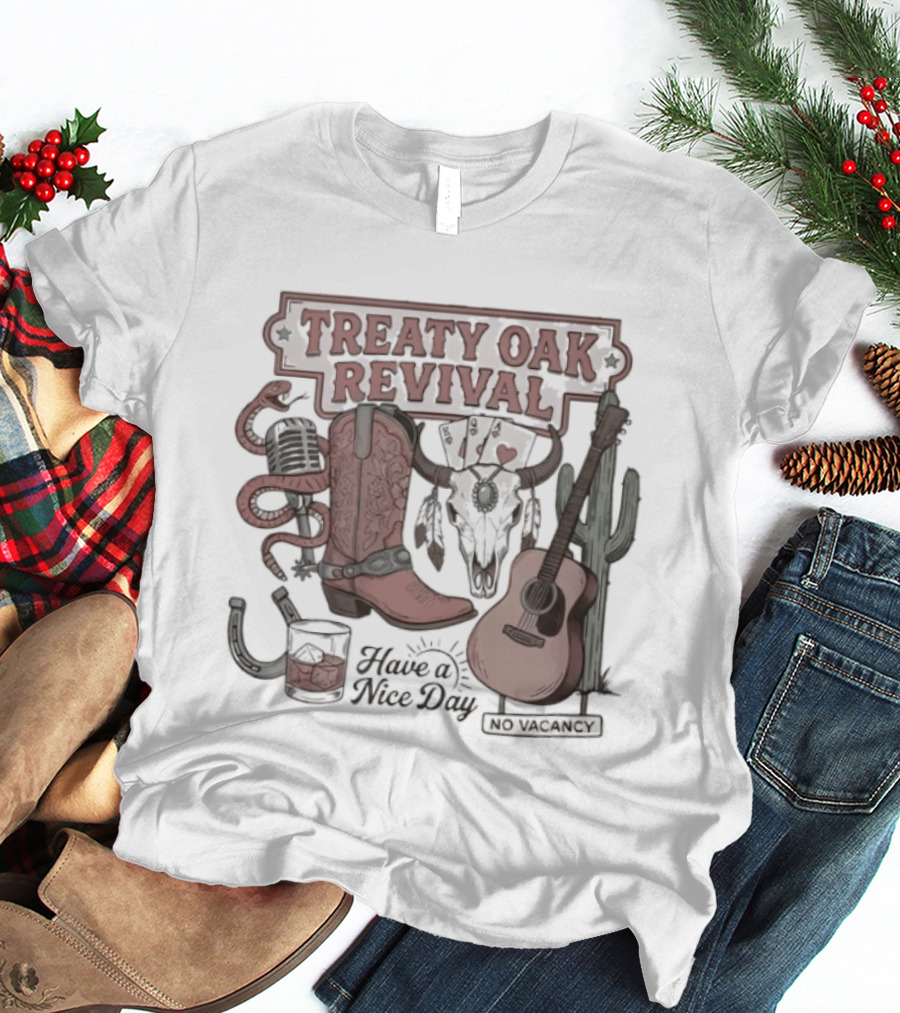 Treaty Oak Revival Western Cowboy Music New Day T-Shirt