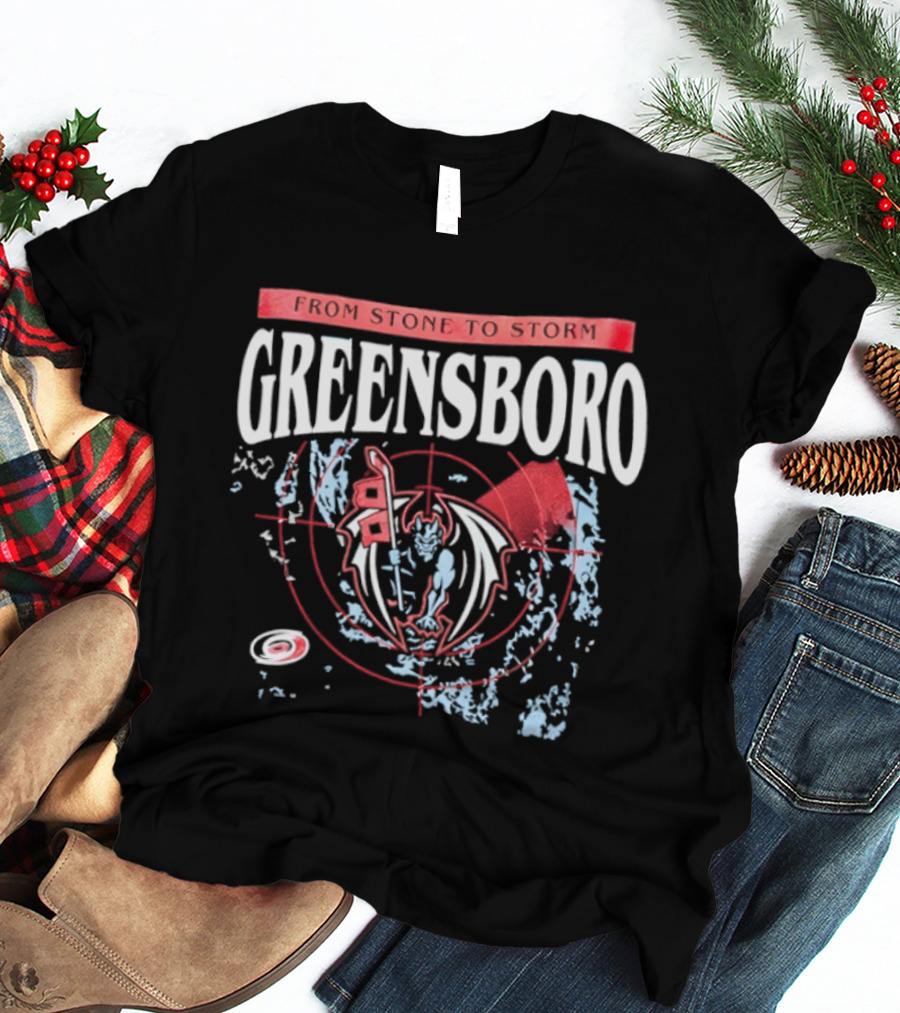 Greensboro From Stone To Storm Red Dragon Target T-Shirt