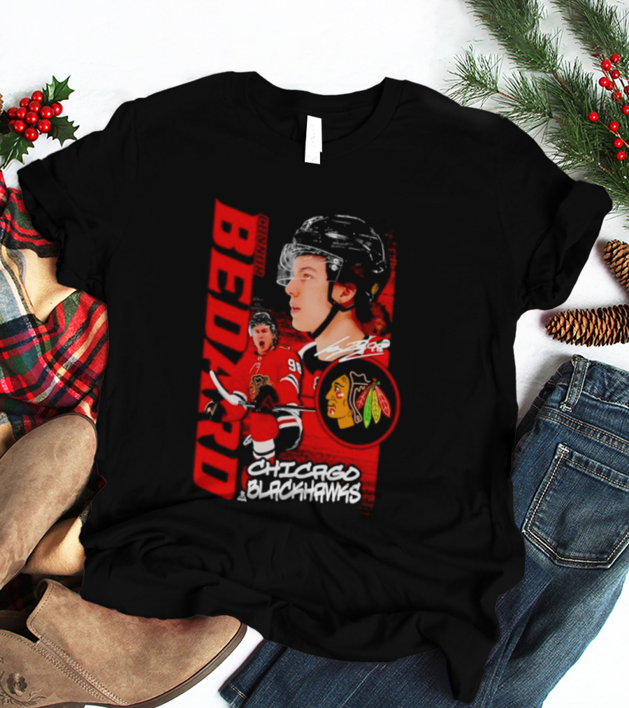Connor Bedard Chicago Blackhawks Hockey Bedard T-Shirt
