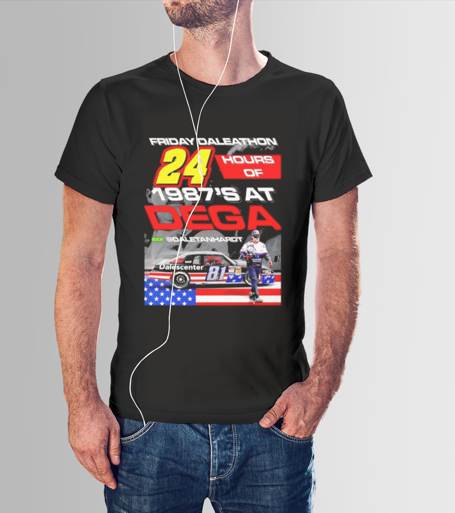 Friday Daleathon 24 Hours Of 1987's Race At Dega @DaleTanhardt 81 T-Shirt