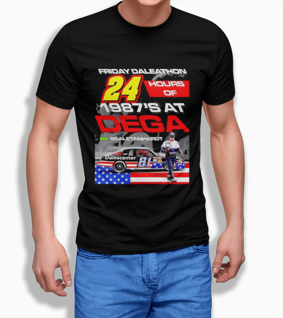 Friday Daleathon 24 Hours Of 1987's Race At Dega @DaleTanhardt 81 T-Shirt