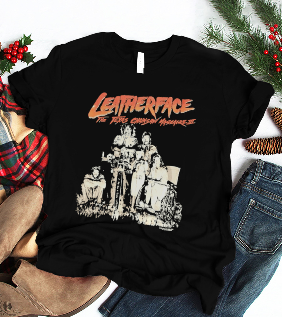 Leatherface The Texas Chainsaw Massacre III Horror Movie Fan Collectible T-Shirt