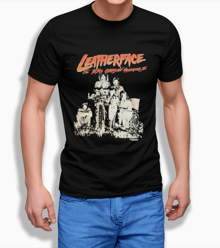 Leatherface The Texas Chainsaw Massacre III Horror Movie Fan Collectible T-Shirt