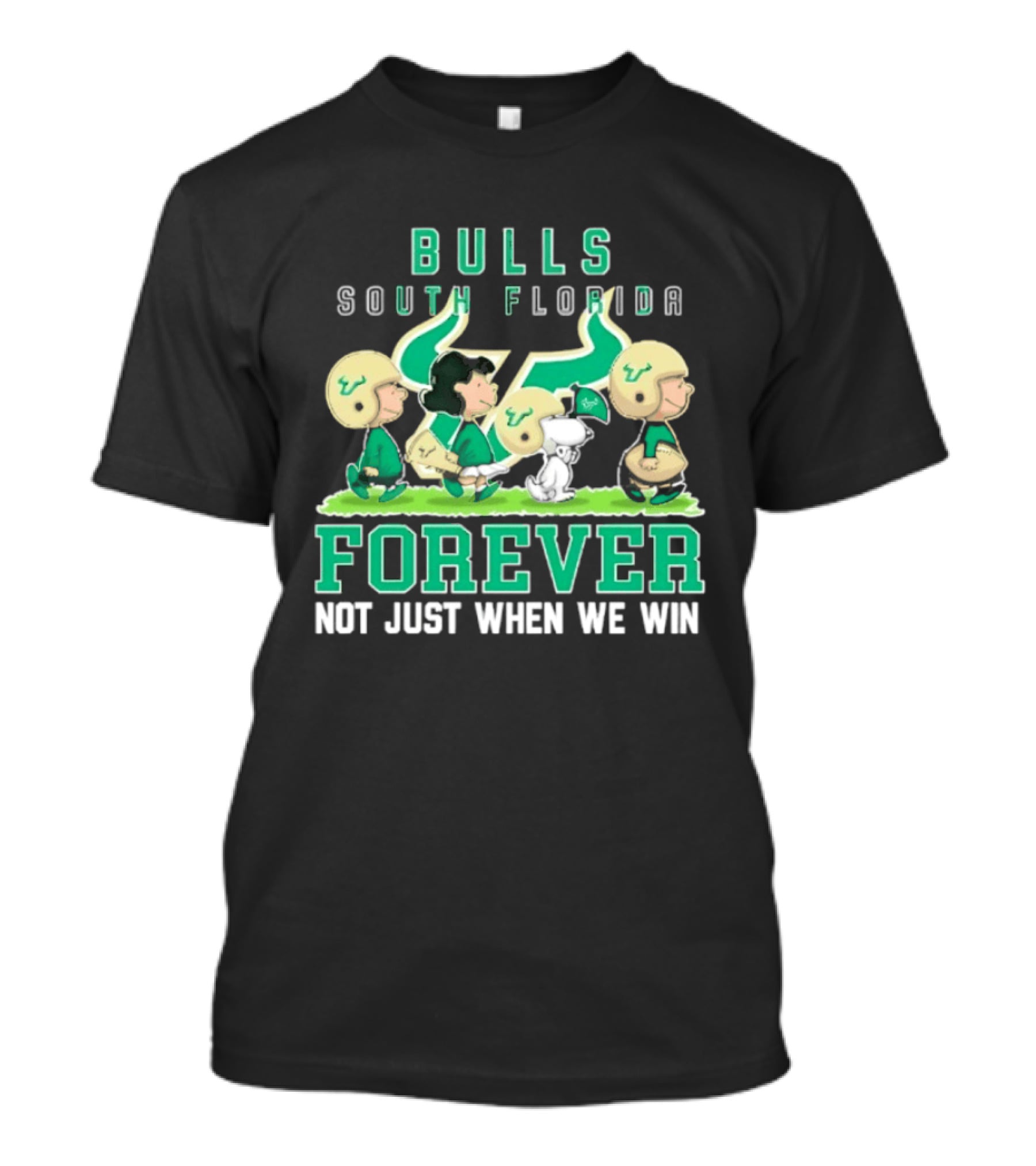 South Florida Bulls Peanuts Collaboration Forever Not Just When We Win T-Shirt
