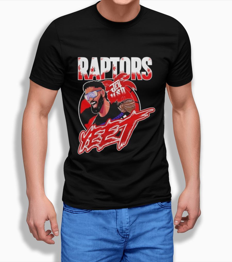 Toronto Raptors Jey Uso YEET 2026 Collaboration T-Shirt