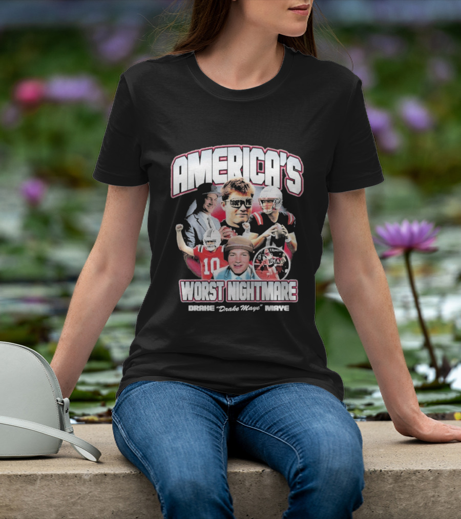 America's Worst Nightmare Drake Maye Football Highlights T-Shirt