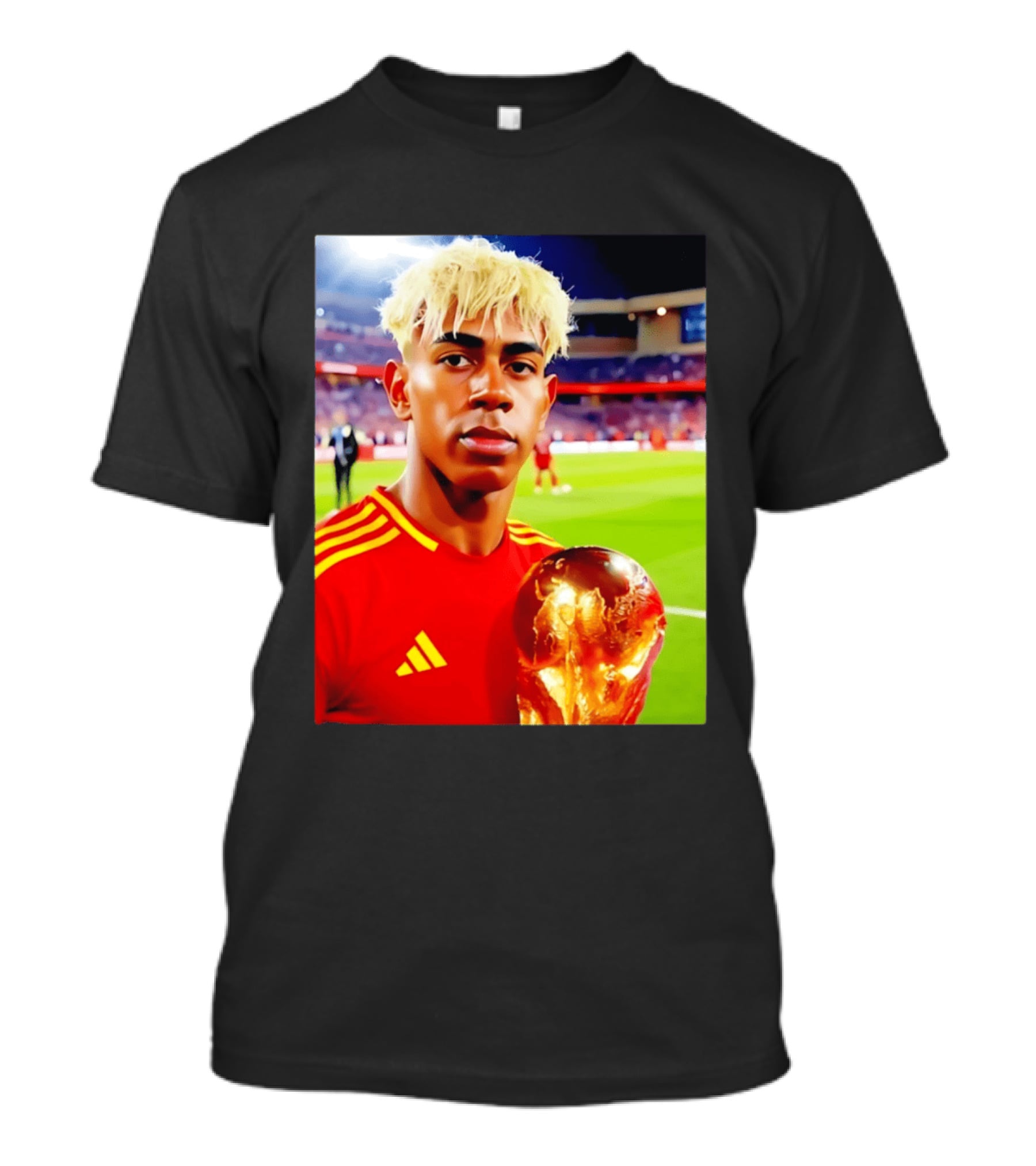 Lamine Yamal Barcelona Young Talent With Trophy T-Shirt