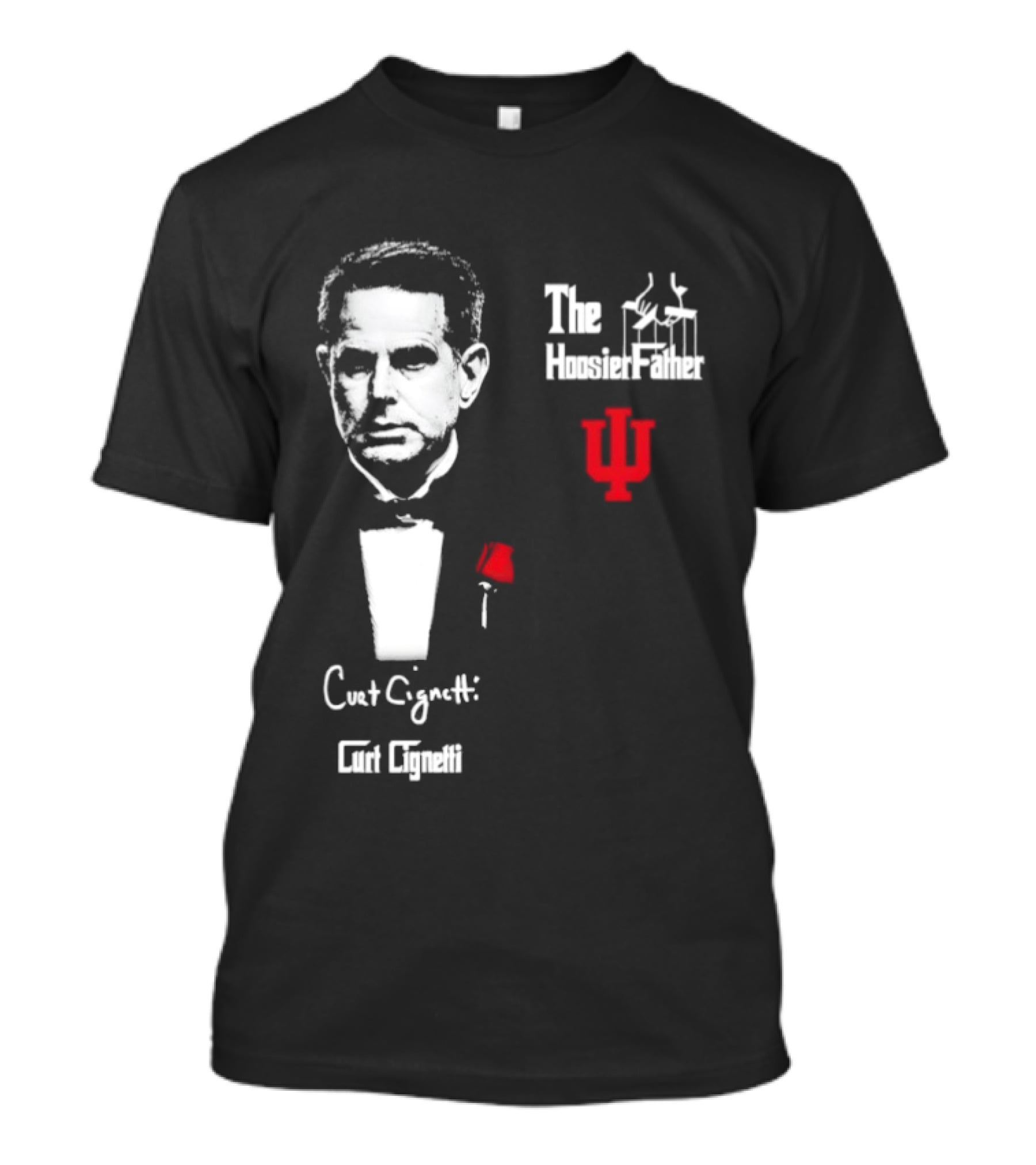 Curt Cignett The Hoosier Father IU Indiana University T-Shirt