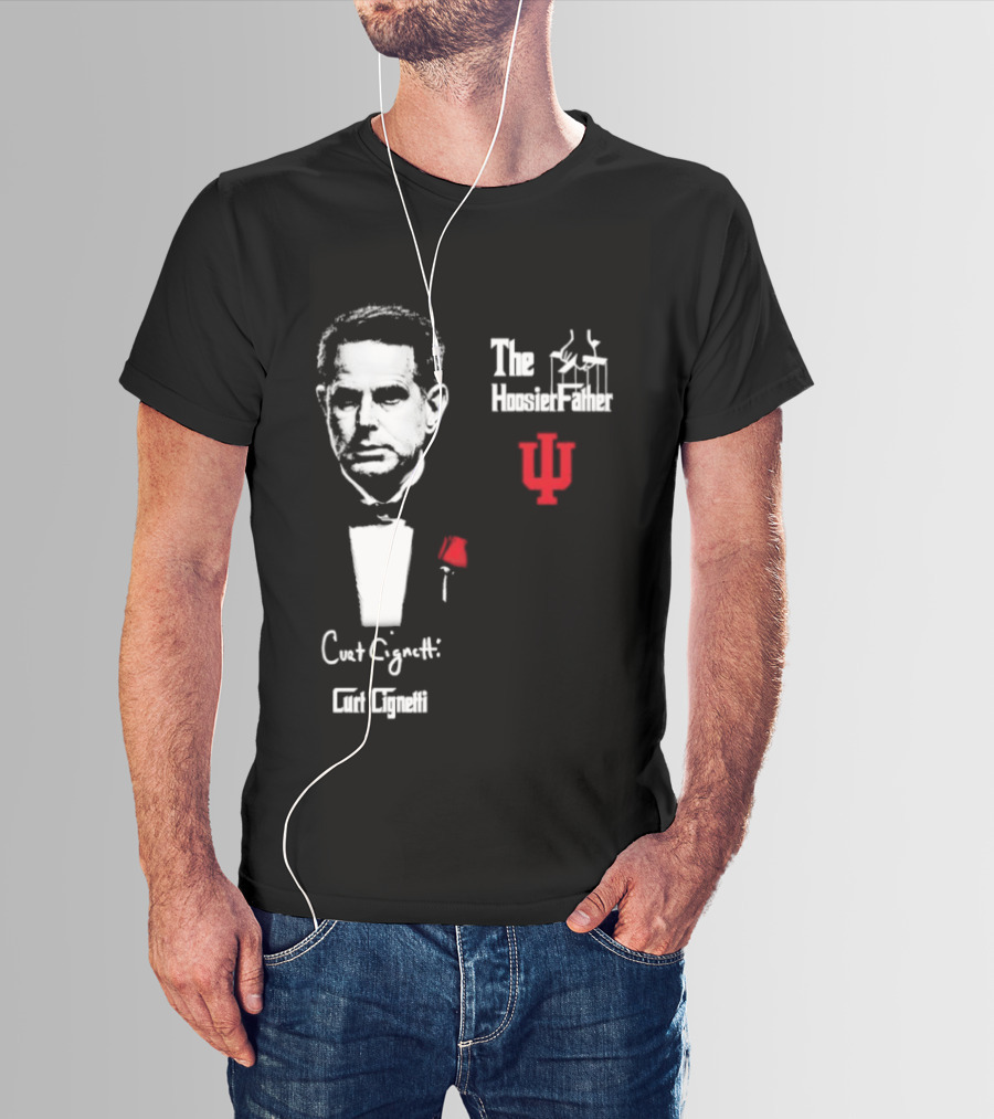 Curt Cignett The Hoosier Father IU Indiana University T-Shirt