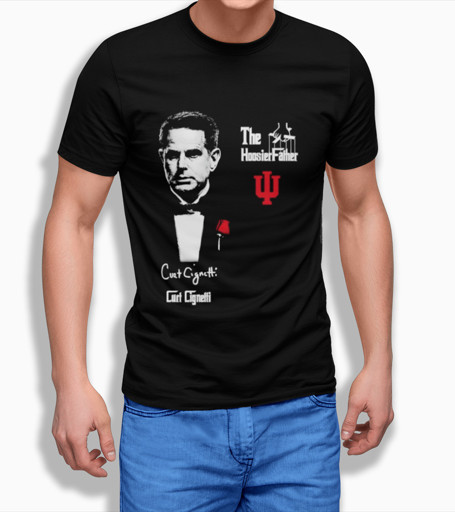 Curt Cignett The Hoosier Father IU Indiana University T-Shirt