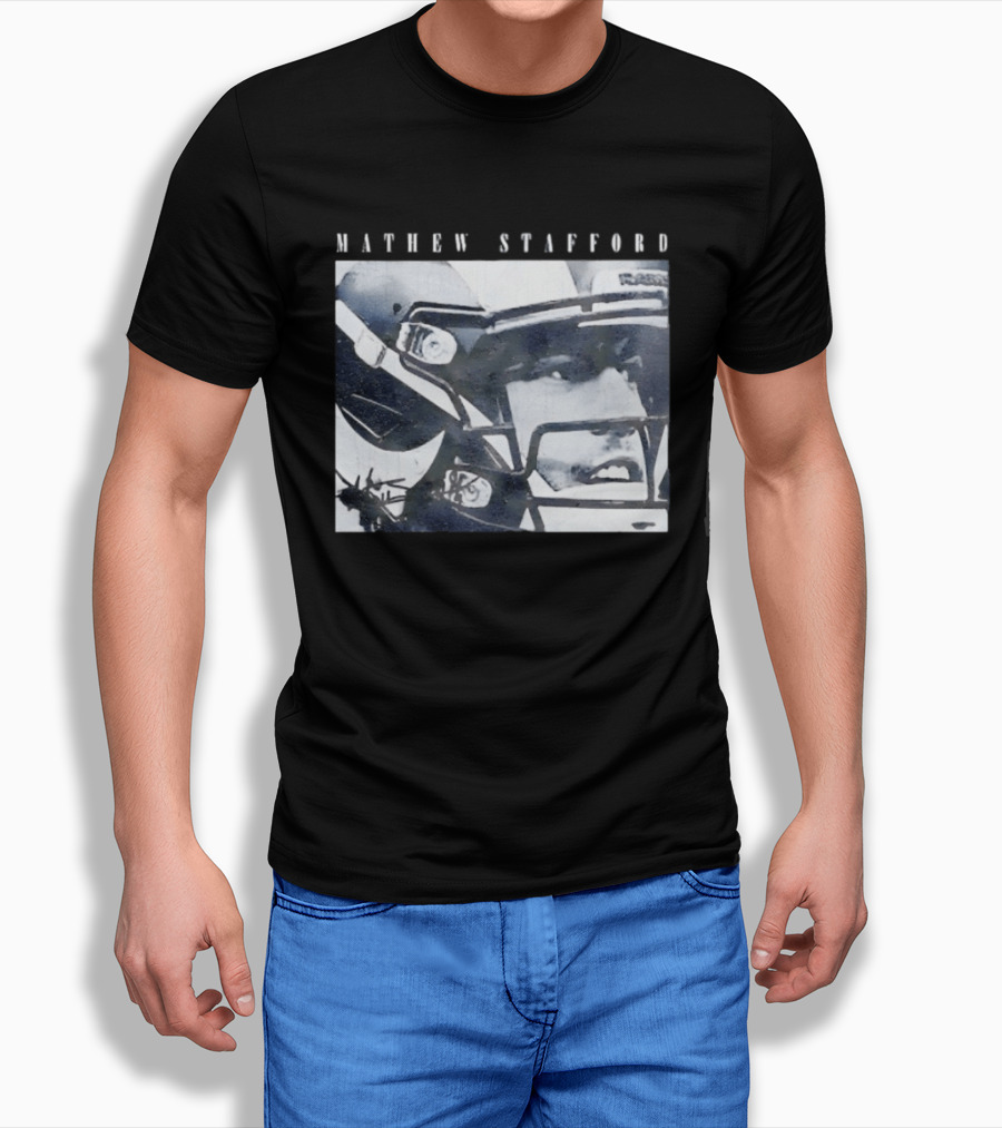 Los Angeles Rams Matthew Stafford Big Head Football T-Shirt