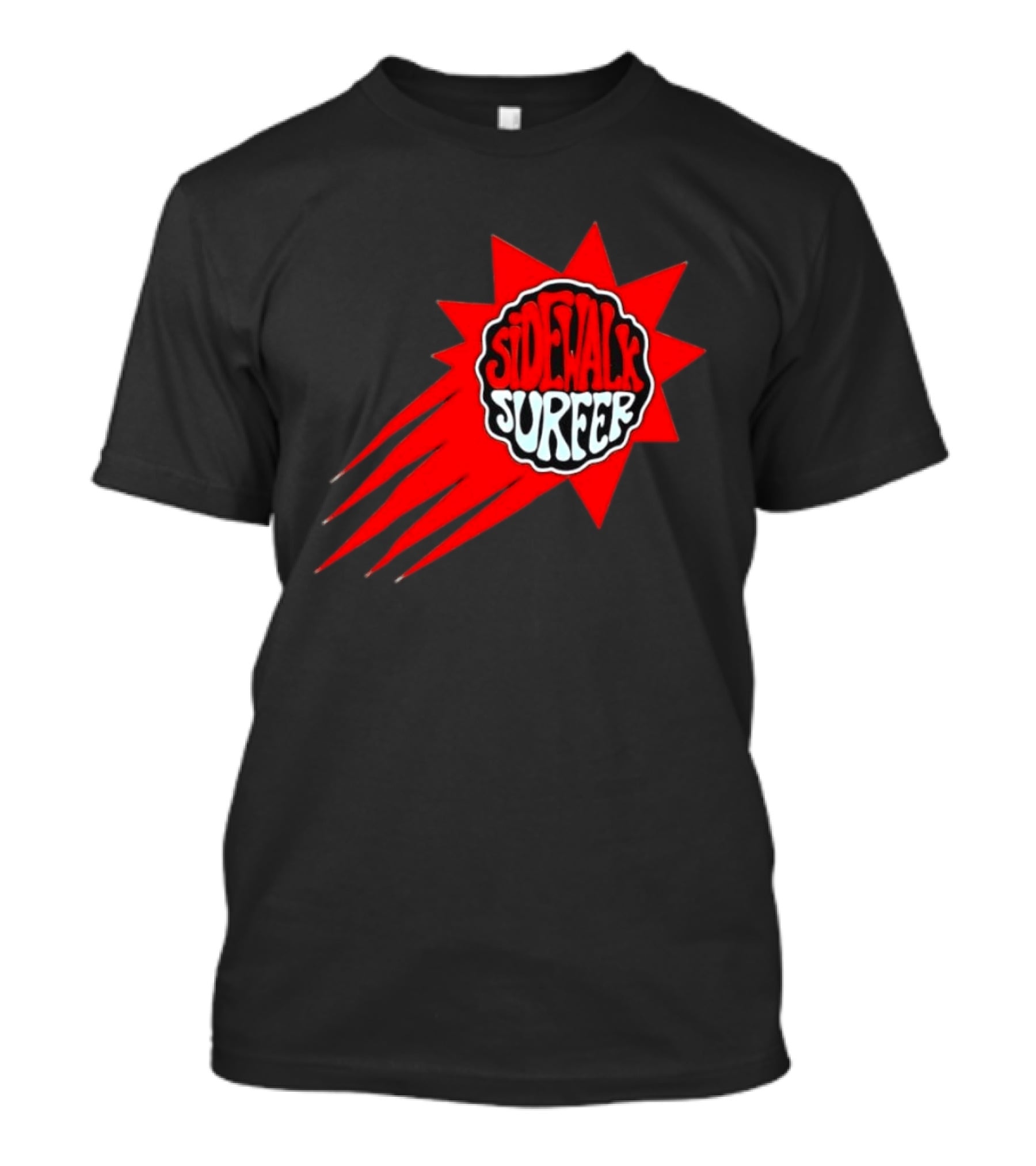 Sidewalk Surfer Retro Red Burst T-Shirt