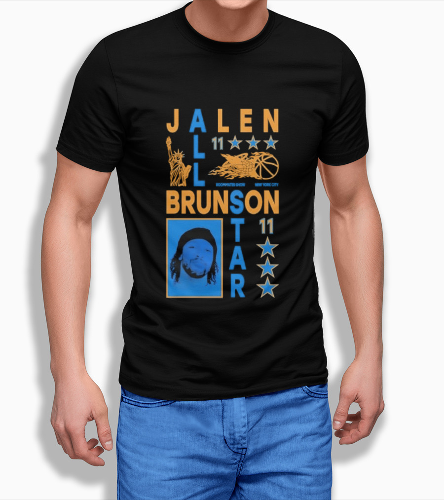 Jalen Brunson 11 New York Basketball Star Player T-Shirt