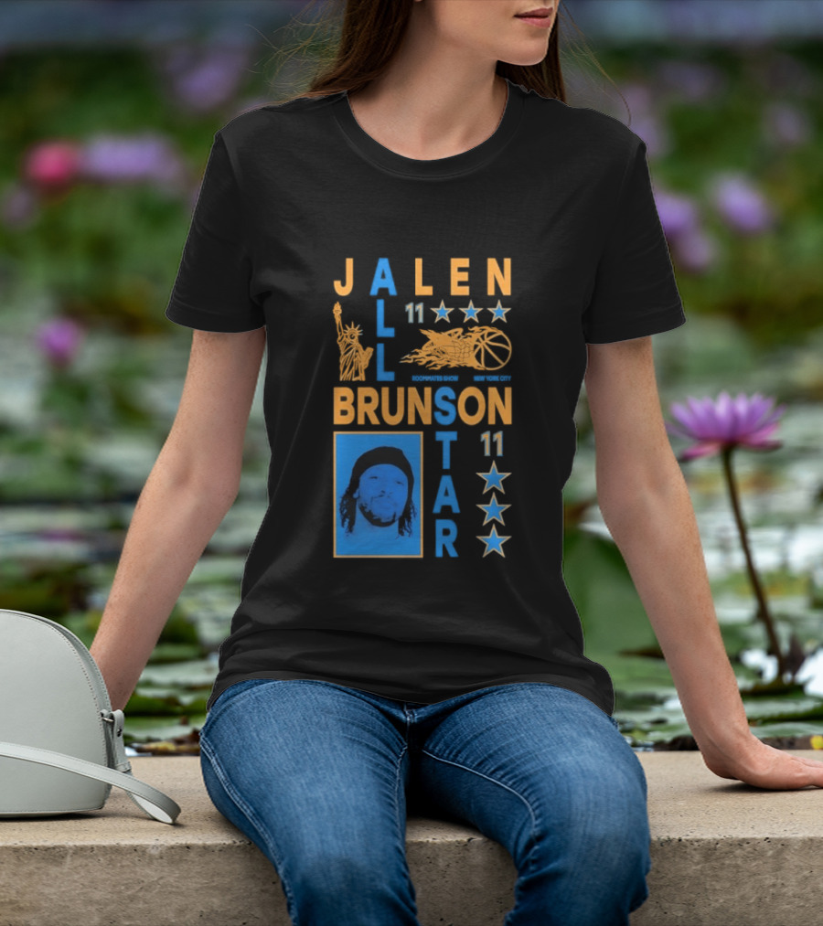 Jalen Brunson 11 New York Basketball Star Player T-Shirt