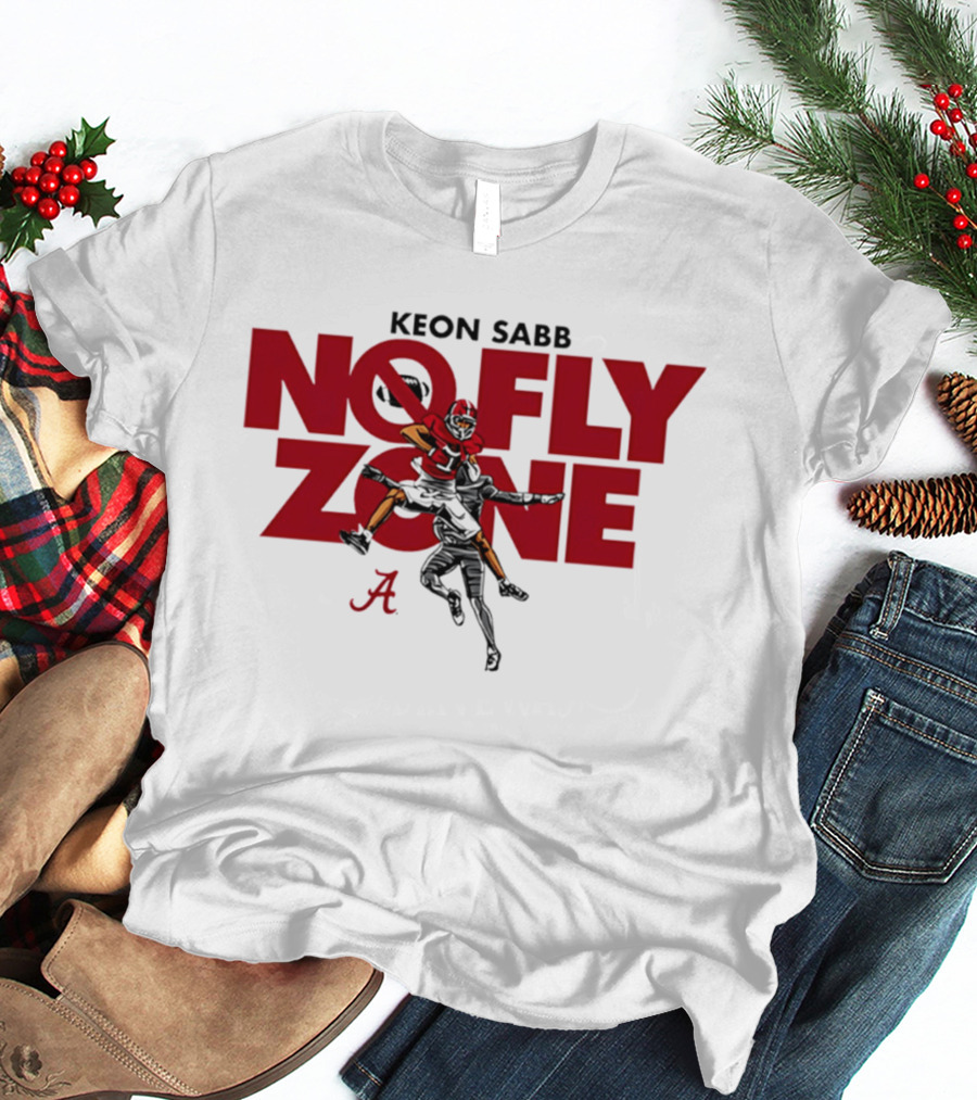 Keon Sabb No Fly Zone Alabama Football NCAA T-Shirt