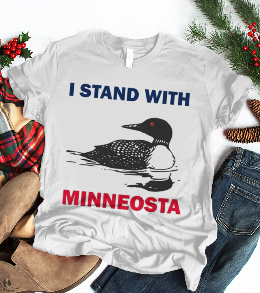I Stand With Minnesota Common Loon T-Shirt