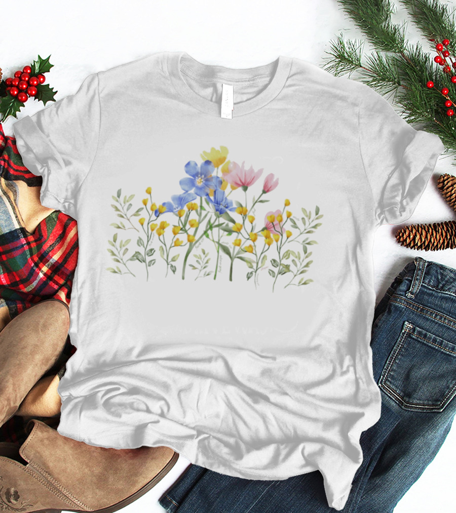 Wildflower Bouquet Nature Blossoms T-Shirt