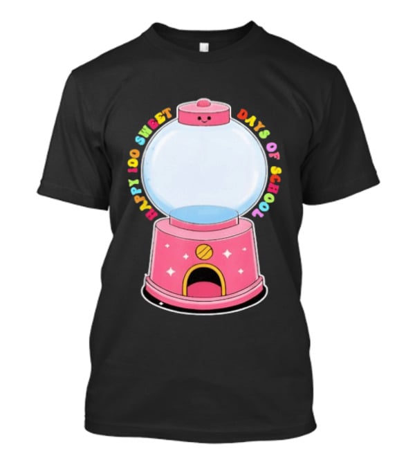 Happy 100 Sweet Days Of School Gumball Machine T-Shirt