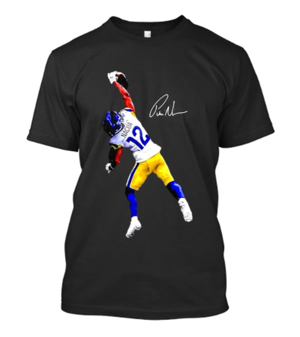 Puka Nacua 12 Los Angeles Rams Football Catch Highlight T-Shirt