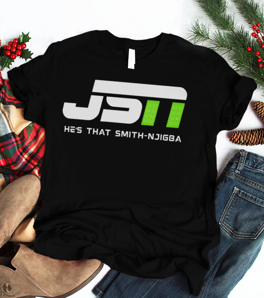 JSN He's That Smith Njigba Seattle Seahawks Football T-Shirt