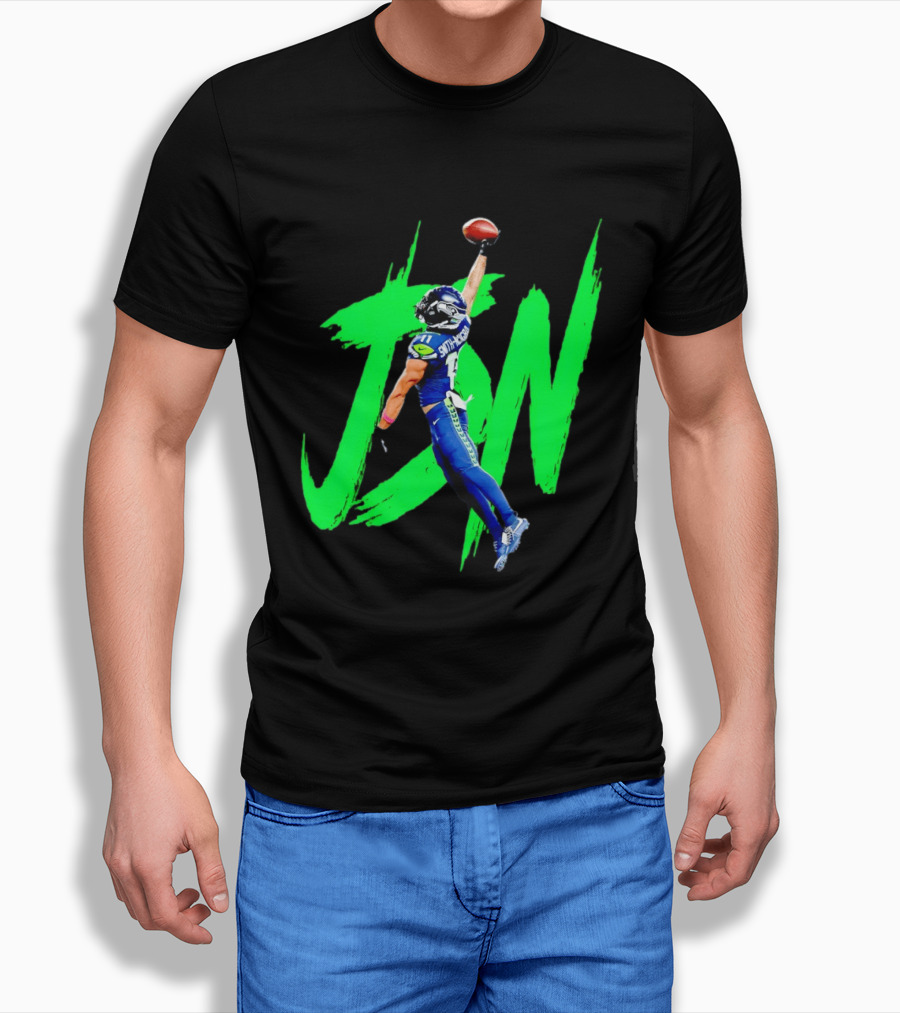 JSN Jaxon Smith Njigba Seattle Seahawks Football 2025 T-Shirt