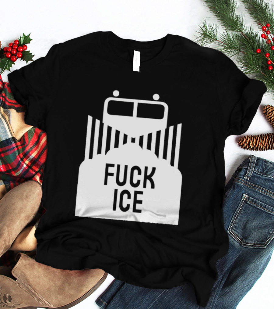 Fuck Ice Detention Abolition Protest Message T-Shirt