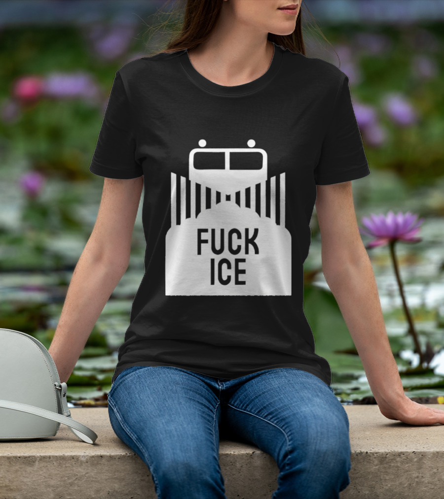 Fuck Ice Detention Abolition Protest Message T-Shirt