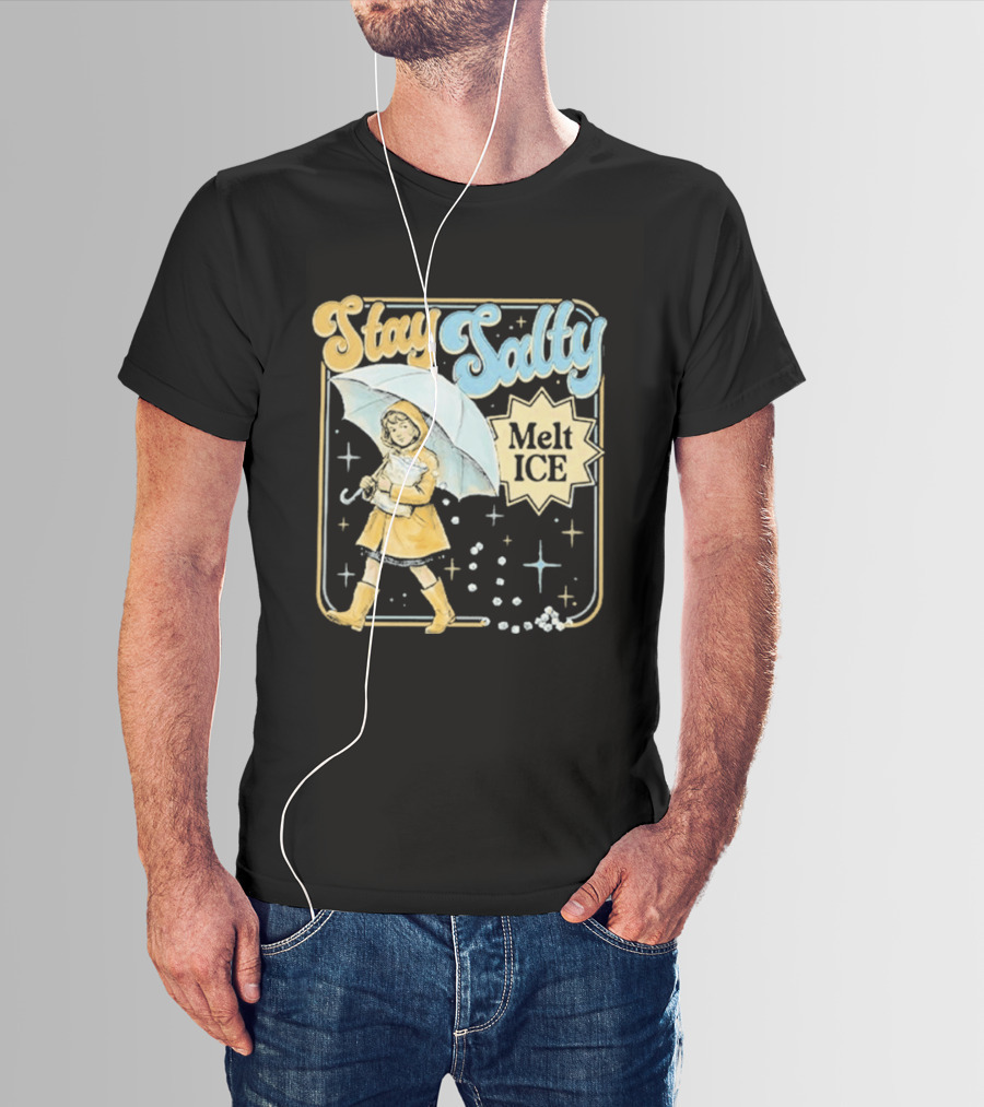 Stay Salty Melt ICE Umbrella Girl T-Shirt