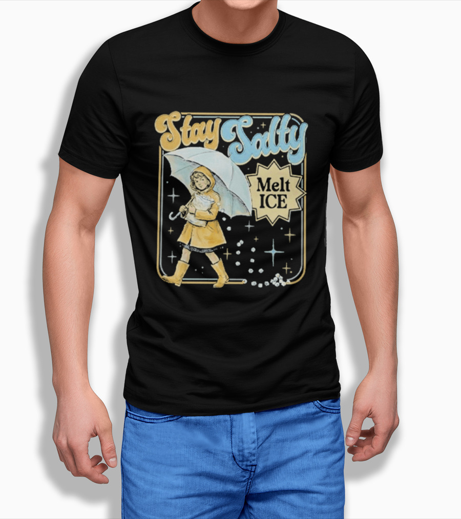 Stay Salty Melt ICE Umbrella Girl T-Shirt