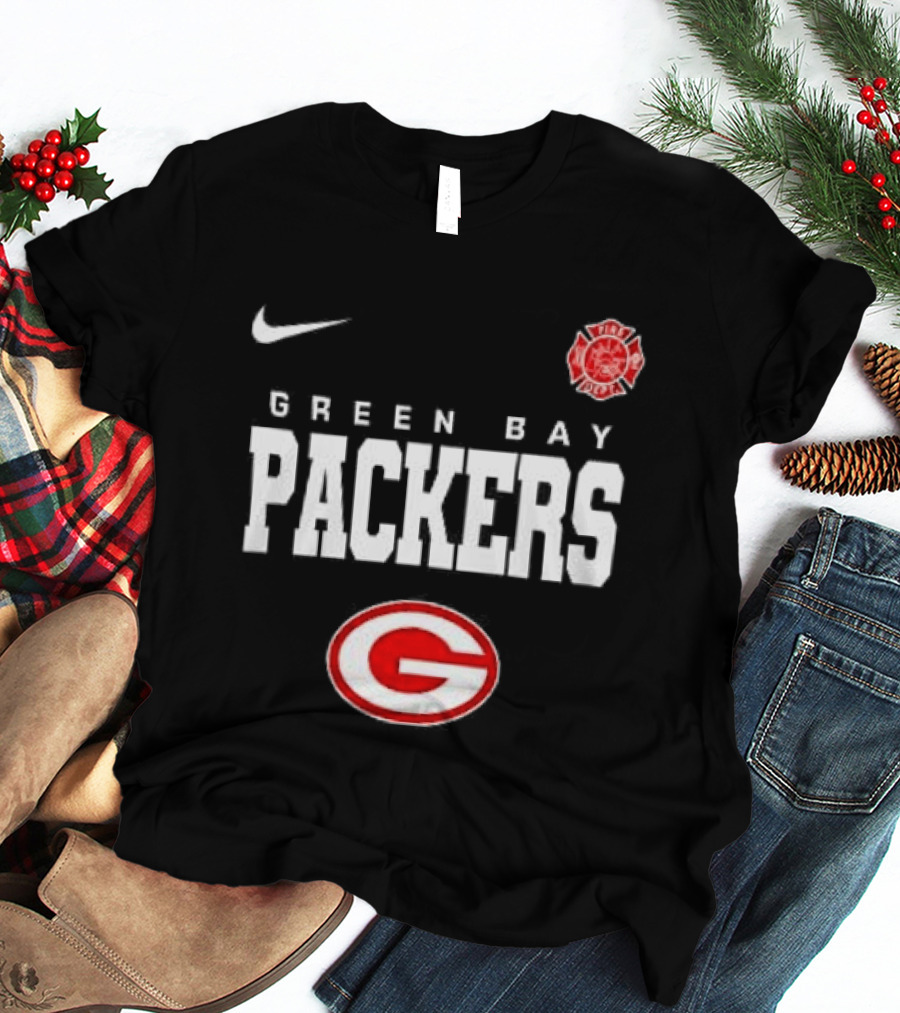 Green Bay Packers Red Friday Firefighter Nike Packers G T-Shirt