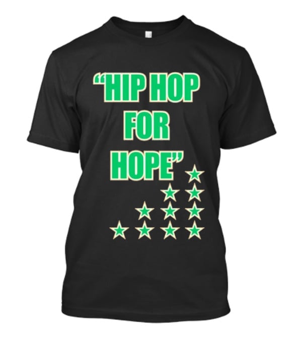 Hip Hop For Hope Green Stars Collection T-Shirt