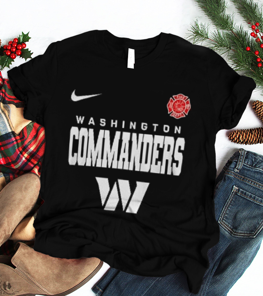 Washington Commanders Red Friday Firefighter Nike Team T-Shirt