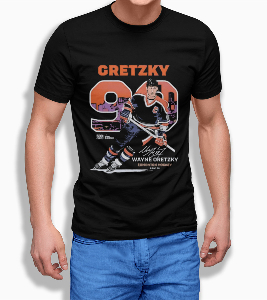 Wayne Gretzky 99 Edmonton Hockey T-Shirt