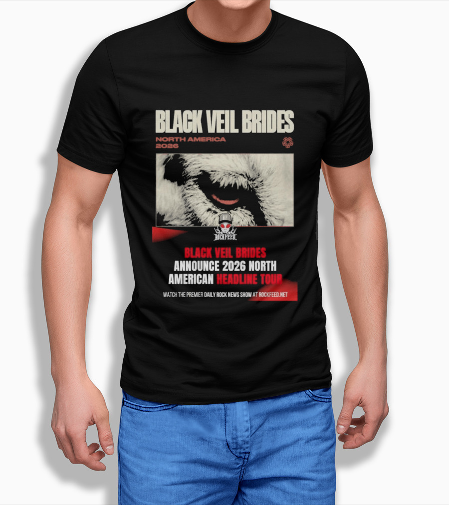 Black Veil Brides Announce 2026 North American Endless Tour Dates T-Shirt