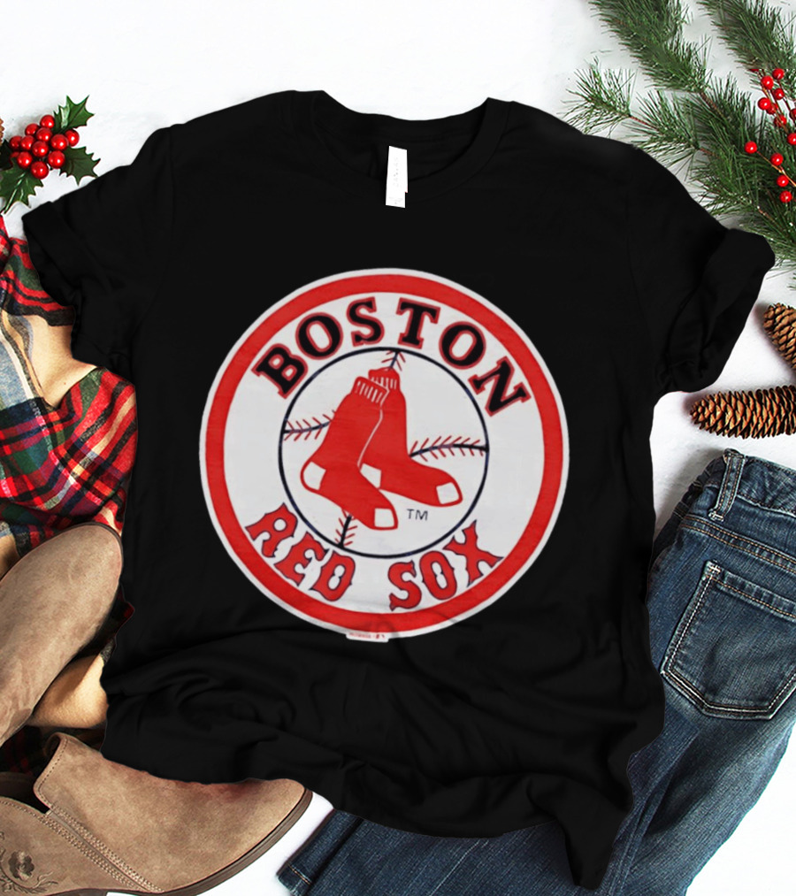 Boston Red Sox Hanging Red Socks Baseball Team T-Shirt