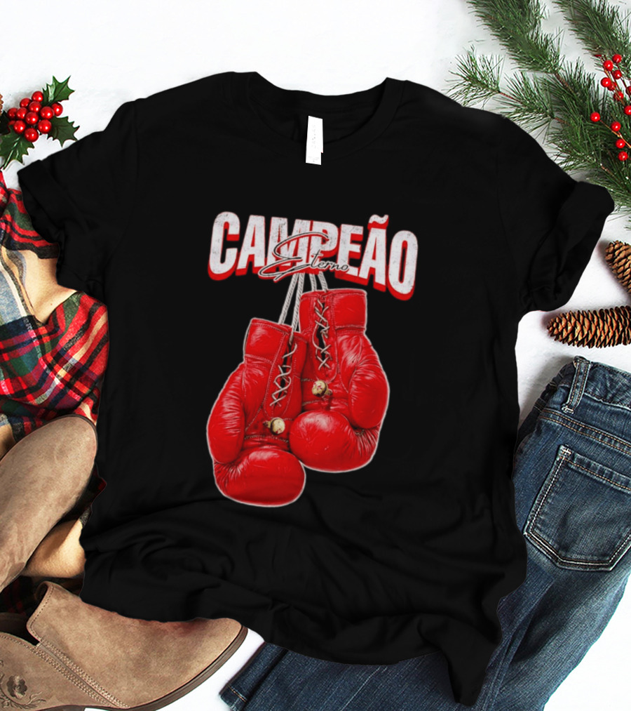 Campeao Eterno Red Boxing Gloves T-Shirt