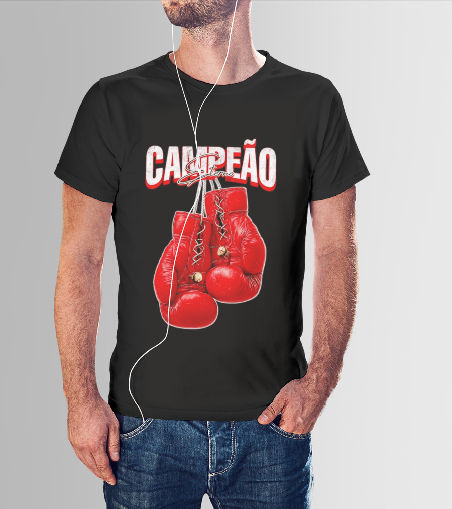 Campeao Eterno Red Boxing Gloves T-Shirt