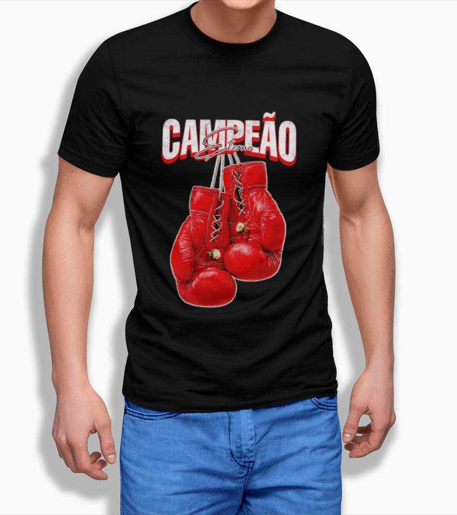 Campeao Eterno Red Boxing Gloves T-Shirt
