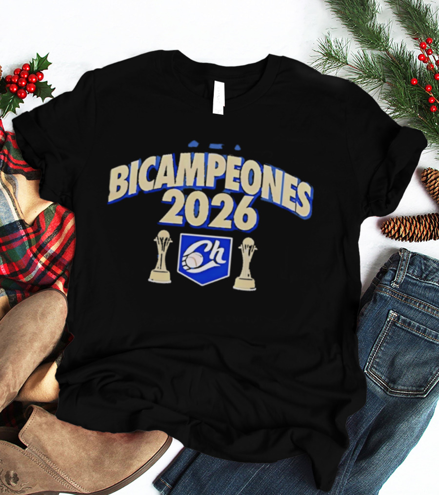 Charros De Jalisco BICAMPEONES 2026 CAMISETA CAMPEONES LMP 25 26 T-Shirt