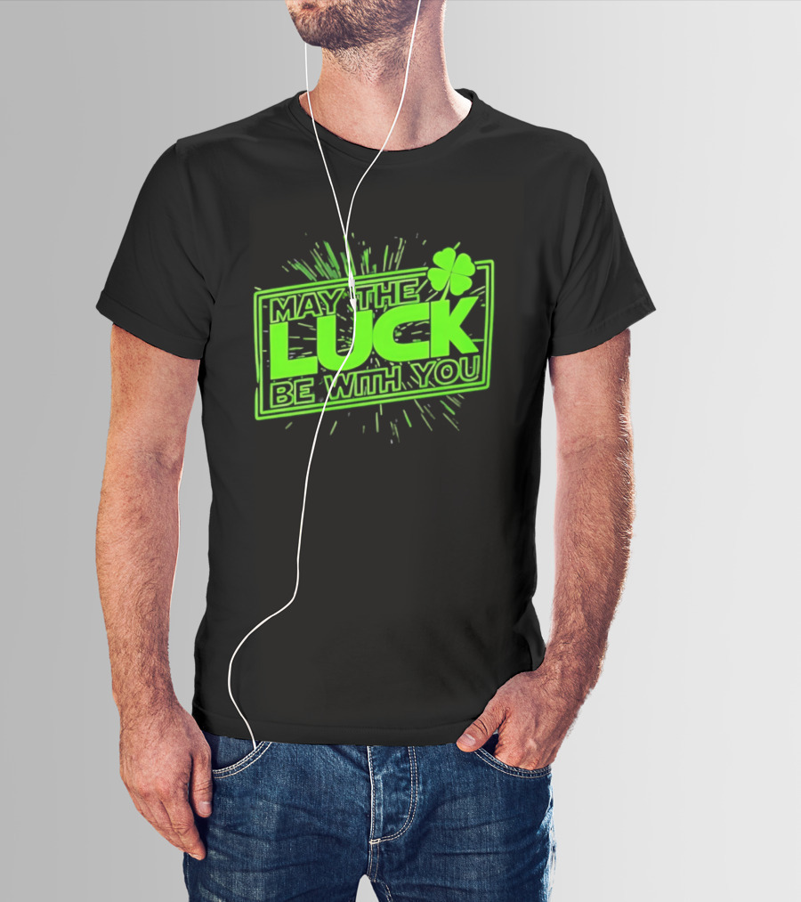 May The Luck Be With You Clover Star Wars T-Shirt