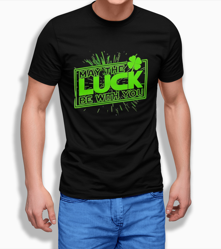 May The Luck Be With You Clover Star Wars T-Shirt